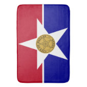 Vlag van Dallas (Texas) Badmat (Voorkant Verticaal)