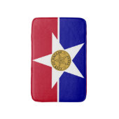 Vlag van Dallas, Texas Bath Mat (Voorkant Verticaal)