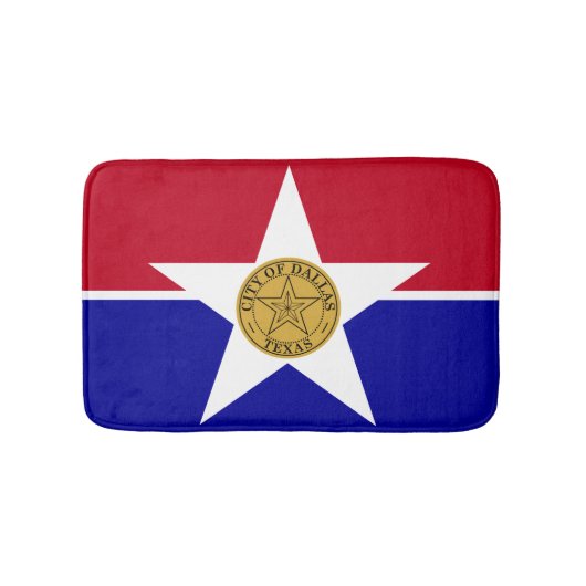 Vlag van Dallas, Texas Bath Mat (Voorkant)