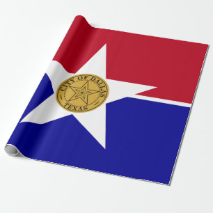 Vlag van Dallas (Texas) Cadeaupapier