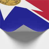 Vlag van Dallas (Texas) Cadeaupapier (Hoek)