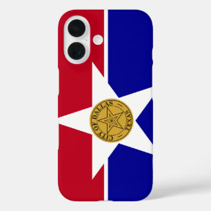 Vlag van Dallas, Texas iPhone 16 Hoesje
