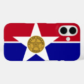 Vlag van Dallas, Texas Case-Mate iPhone Case (Achterkant (horizontaal))