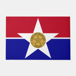 Vlag van Dallas (Texas) Deurmat