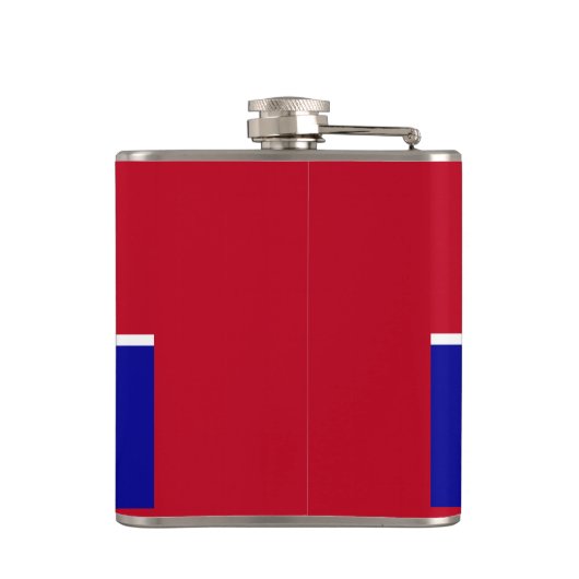 Vlag van Dallas, Texas Flask Heupfles (Achterkant)
