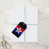 Vlag van Dallas, Texas Gift Labels Cadeaulabel (Met Touw)