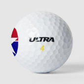 Vlag van Dallas, Texas Golf Balls Golfballen (Logo)