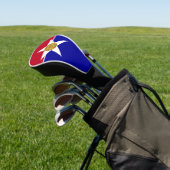 Vlag van Dallas, Texas Golfheadcover (Insitu)