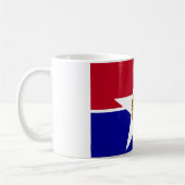 Vlag van Dallas (Texas) Koffiemok (Links)