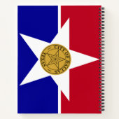 Vlag van Dallas (Texas) Notitieboek (Achterkant)