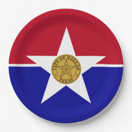 Vlag van Dallas (Texas) Papieren Bordje