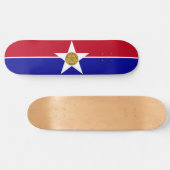 Vlag van Dallas (Texas) Persoonlijk Skateboard (Horizontaal)