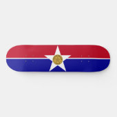 Vlag van Dallas (Texas) Persoonlijk Skateboard (Horizontaal)
