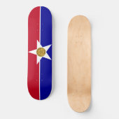 Vlag van Dallas (Texas) Persoonlijk Skateboard (Voorkant)