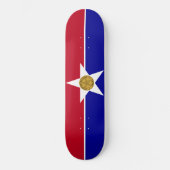 Vlag van Dallas (Texas) Persoonlijk Skateboard (Voorkant)