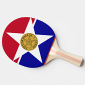 Vlag van Dallas, Texas Ping Pong Paddle Tafeltennisbatje (Zijkant)