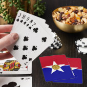 Vlag van Dallas, Texas Pokerkaarten (Insitu)