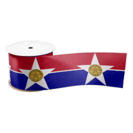 Vlag van Dallas (Texas) Satijnen Lint