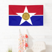 Vlag van Dallas (Texas) Spandoek (Insitu)