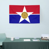 Vlag van Dallas (Texas) Spandoek (Beurs)