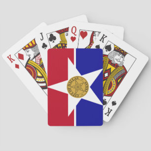 Vlag van Dallas, Texas Spelkaarten Pokerkaarten