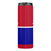 Vlag van Dallas, Texas Thermal Tumbler Thermosbeker (Achterkant)