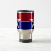 Vlag van Dallas, Texas Travel Mug Reisbeker (Center)