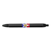 Vlag van Dallas (Texas) Zwarte Inkt Pen (Voorkant)