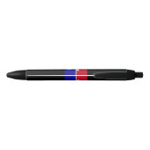 Vlag van Dallas (Texas) Zwarte Inkt Pen (Achterkant)
