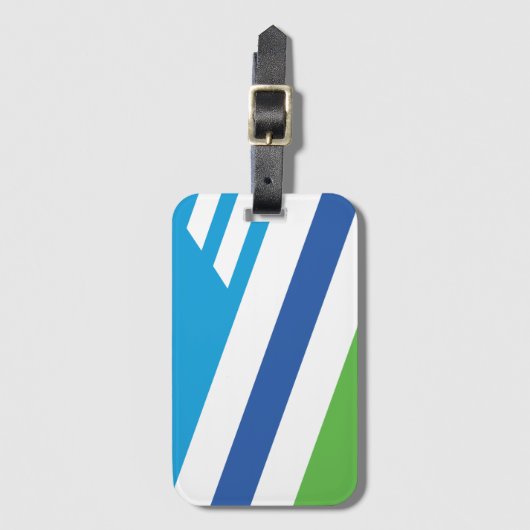 Vlag van Dayton, Ohio Bagagelabel (Voorkant (verticaal))