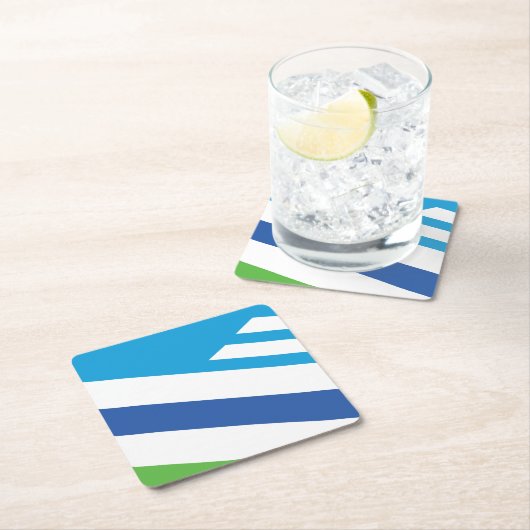 Vlag van Dayton, Ohio Kartonnen Onderzetters (Insitu)