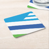 Vlag van Dayton, Ohio Kartonnen Onderzetters (Schuin)