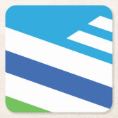 Vlag van Dayton, Ohio Kartonnen Onderzetters (Voorkant)