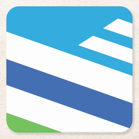 Vlag van Dayton, Ohio Kartonnen Onderzetters (Voorkant)