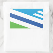 Vlag van Dayton, Ohio Rechthoekige Sticker (Tas)