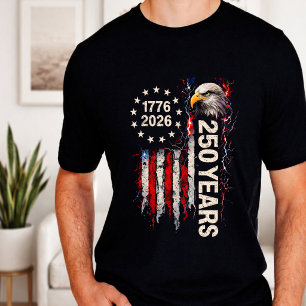 Vlag van de 250e verjaardag van de Onafhankelijkhe T-shirt