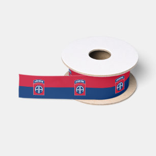 Vlag van de 82e Luchtlandingsdivisie Militair Vete Satijnen Lint