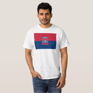 Vlag van de 82e Luchtlandingsdivisie Militair Vete T-shirt