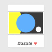 Vlag van de aarde sticker (Vel)