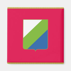 Vlag van de Abruzzen (Italië) Magneet