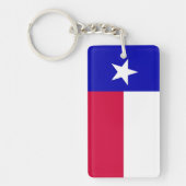 Vlag van de Acrylische Sleutelhanger van Texas (ee (Voorkant)