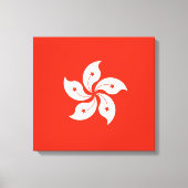 Vlag van de Afdruk van Hong Kong Canvas (Voorkant)