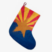 Vlag van de afhankelijke Arizona Grote Kerstsok (Voorkant (Hangend))