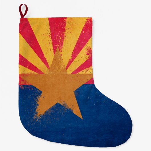 Vlag van de afhankelijke Arizona Grote Kerstsok (Voorkant)