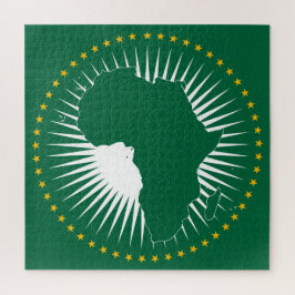 Vlag van de Afrikaanse Unie (Afrika) (Panafrica) Legpuzzel