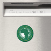 Vlag van de Afrikaanse Unie (Afrika) (Panafrica) Magneet (Insitu (Vaatwasser))