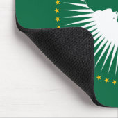 Vlag van de Afrikaanse Unie (Afrika) (Panafrica) Muismat (Hoek)