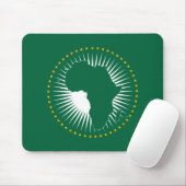 Vlag van de Afrikaanse Unie (Afrika) (Panafrica) Muismat (Met muis)