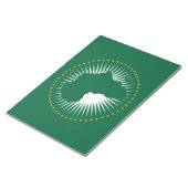 Vlag van de Afrikaanse Unie (Afrika) (Panafrica) Notitieblok (Schuin)