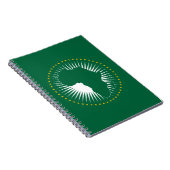 Vlag van de Afrikaanse Unie (Afrika) (Panafrica) Notitieboek (Rechterzijde)